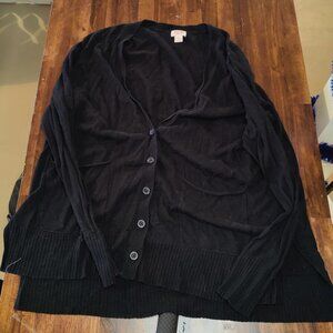 Mossimo Supply Co. Black Cardigan Sweater